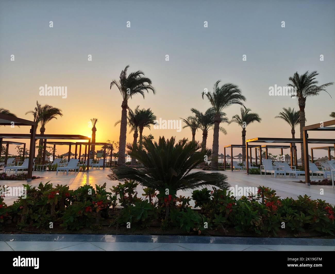 Hotel Iberotel Costa Mares, im Bereich des Roten Meeres, Egpyt - Marsa Alam. Stockfoto