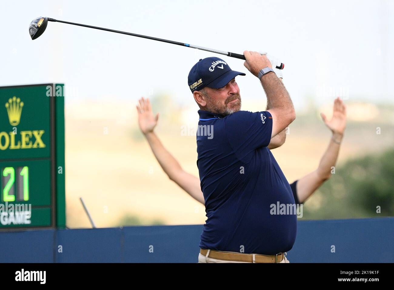Rom, Italien. 16. Sep, 2022. Während der DS Automobiles 79. Italyan Golf Open im Marco Simone Golf Club am 16. September 2022 in Rom Italien Quelle: Live Media Publishing Group/Alamy Live News Stockfoto