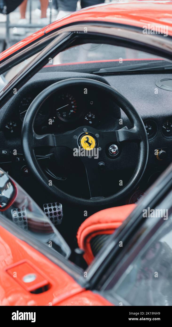 Ein Lenkrad von eine V8 Supercar Stockfotografie - Alamy