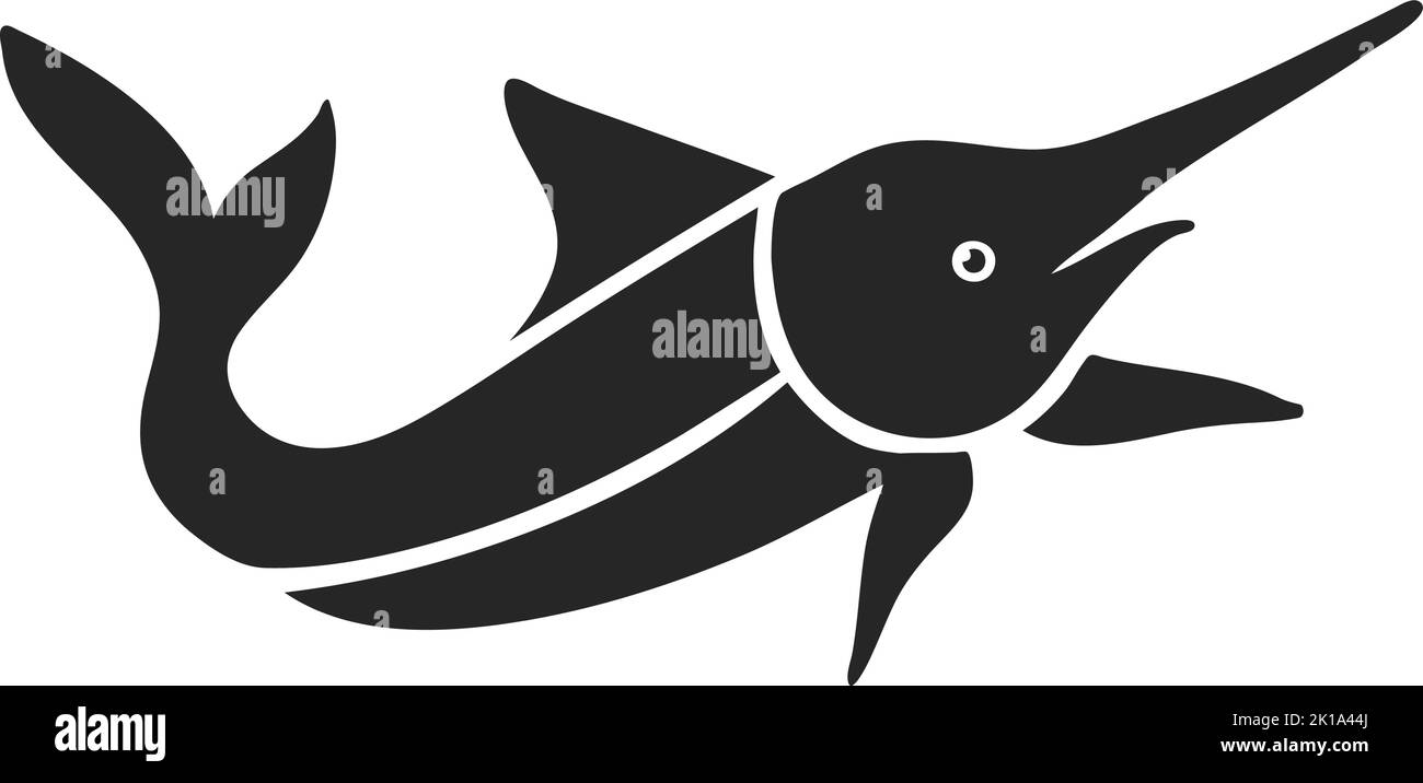 Handgezeichnete Vektorgrafik „Fisch“ Stock Vektor