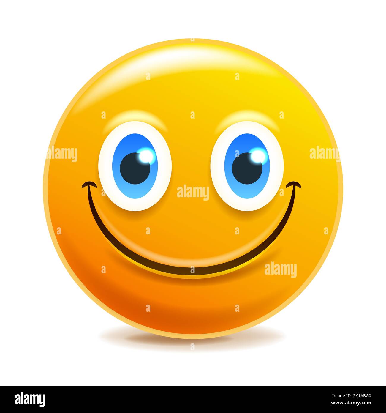 Emoticon zeigt mit beiden Händen auf sich selbst. Wählt mich aus Stock Vektor