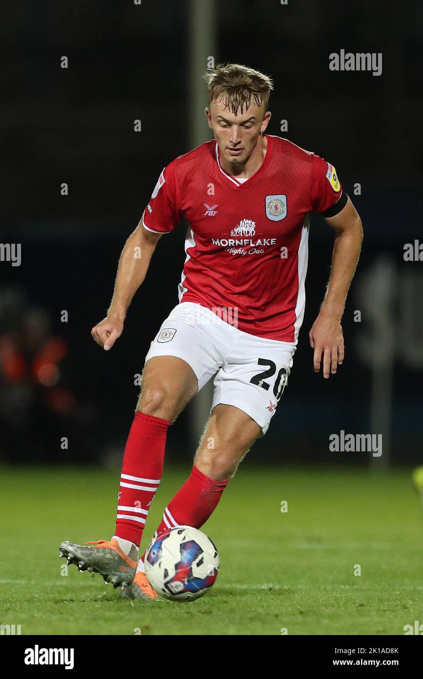 Eli King of Crewe Alexandra während des Spiels der Sky Bet League 2 zwischen Hartlepool United und Crewe Alexandra am Dienstag, den 13.. September 2022 im Victoria Park, Hartlepool. (Kredit: Mark Fletcher | MI News) Kredit: MI Nachrichten & Sport /Alamy Live News Stockfoto