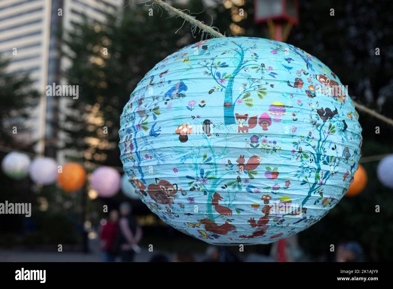 Chinesische Laternen beim Chinatown Lantern Festival Stockfoto