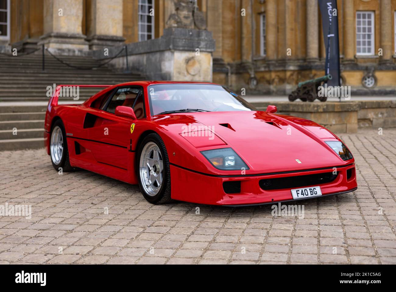 Ferrari F40 ‘F40 BG’ auf dem Concours D’Elegance, der am 4.. September 2022 im Blenheim Palace stattfand Stockfoto