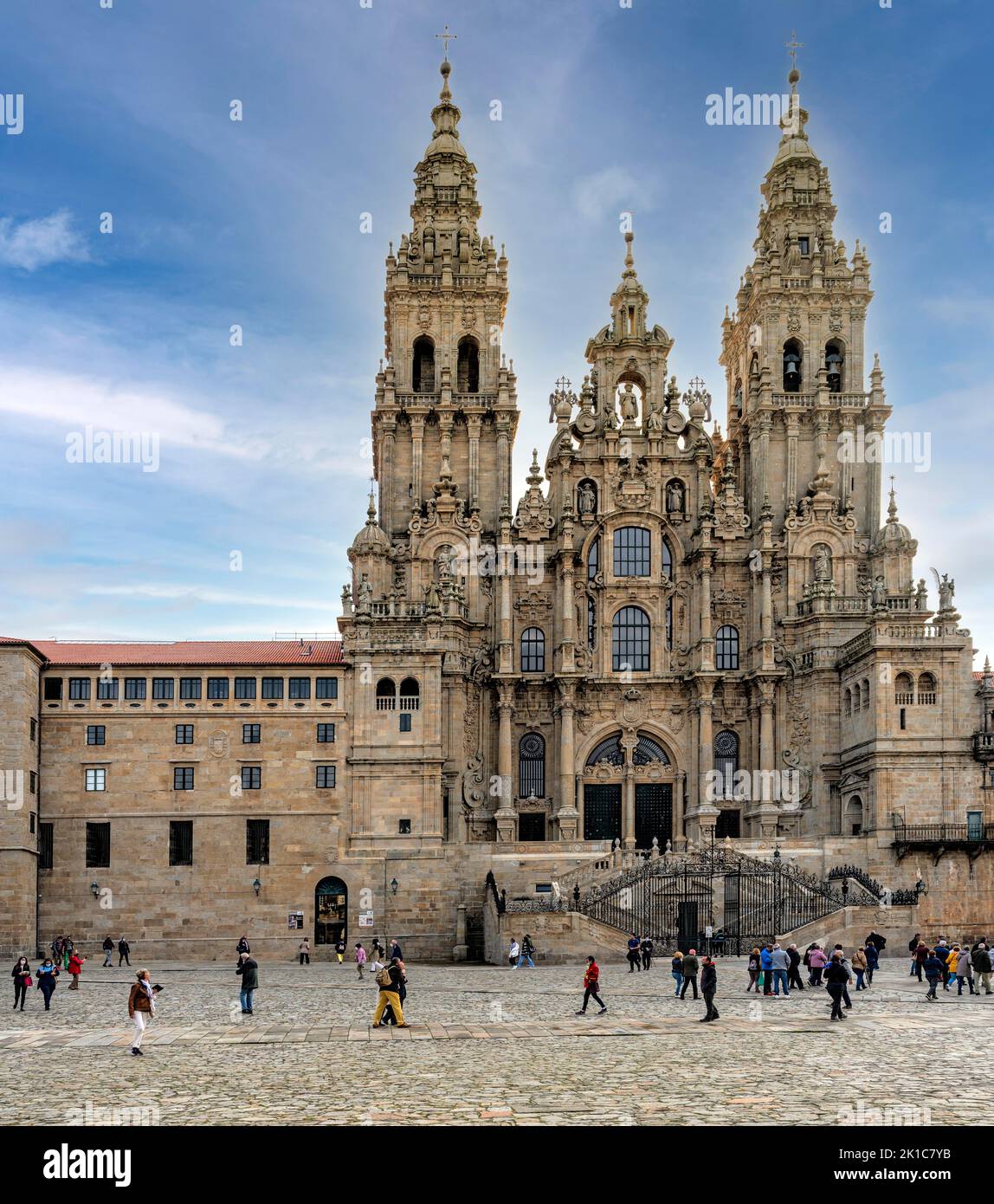 Kathedrale Santiago De Compostela Spanien Stockfoto