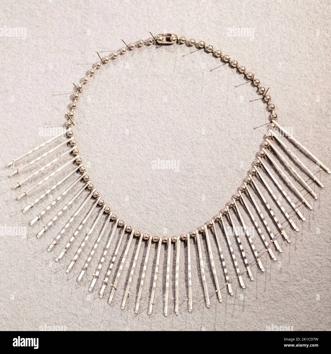 Halskette, 1940, Anni Albers, Bauhaus. Stockfoto