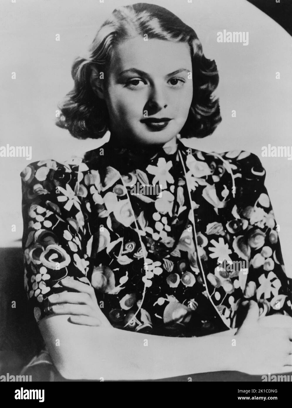 Ingrid Bergman (1915-1982), Actriz de Cine sueca. Stockfoto
