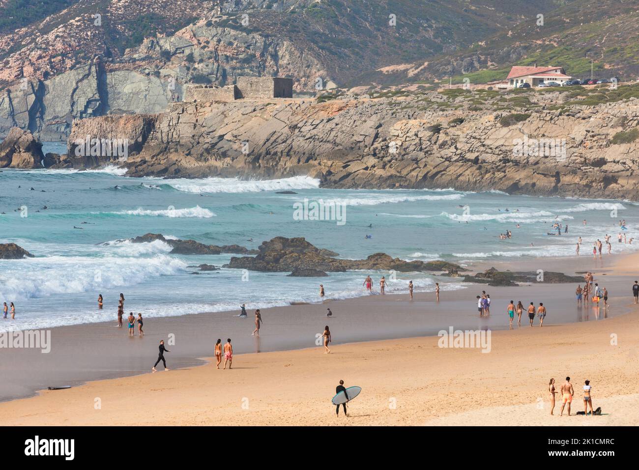 Praia do Guincho oder Guincho Beach, Lissabon District, Portugiesische