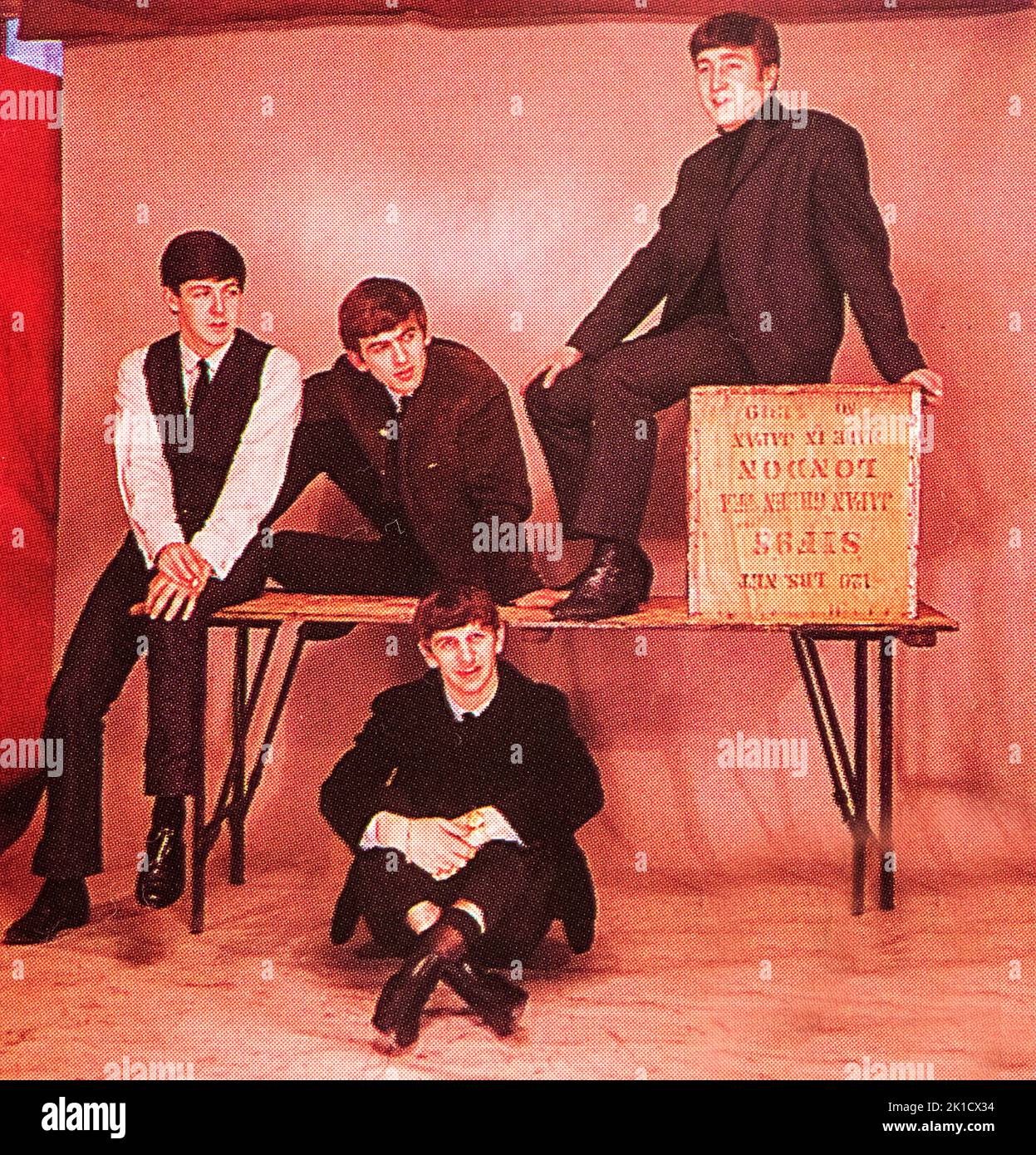 EMI CD-Booklet - The Beatles /1962-1966. Stockfoto