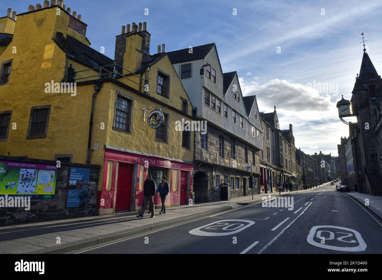 Edinburgh Schottland, Großbritannien 16. September 2022. Allgemeine Ansichten über die Royal Mile. Credit sst/alamy live News Stockfoto