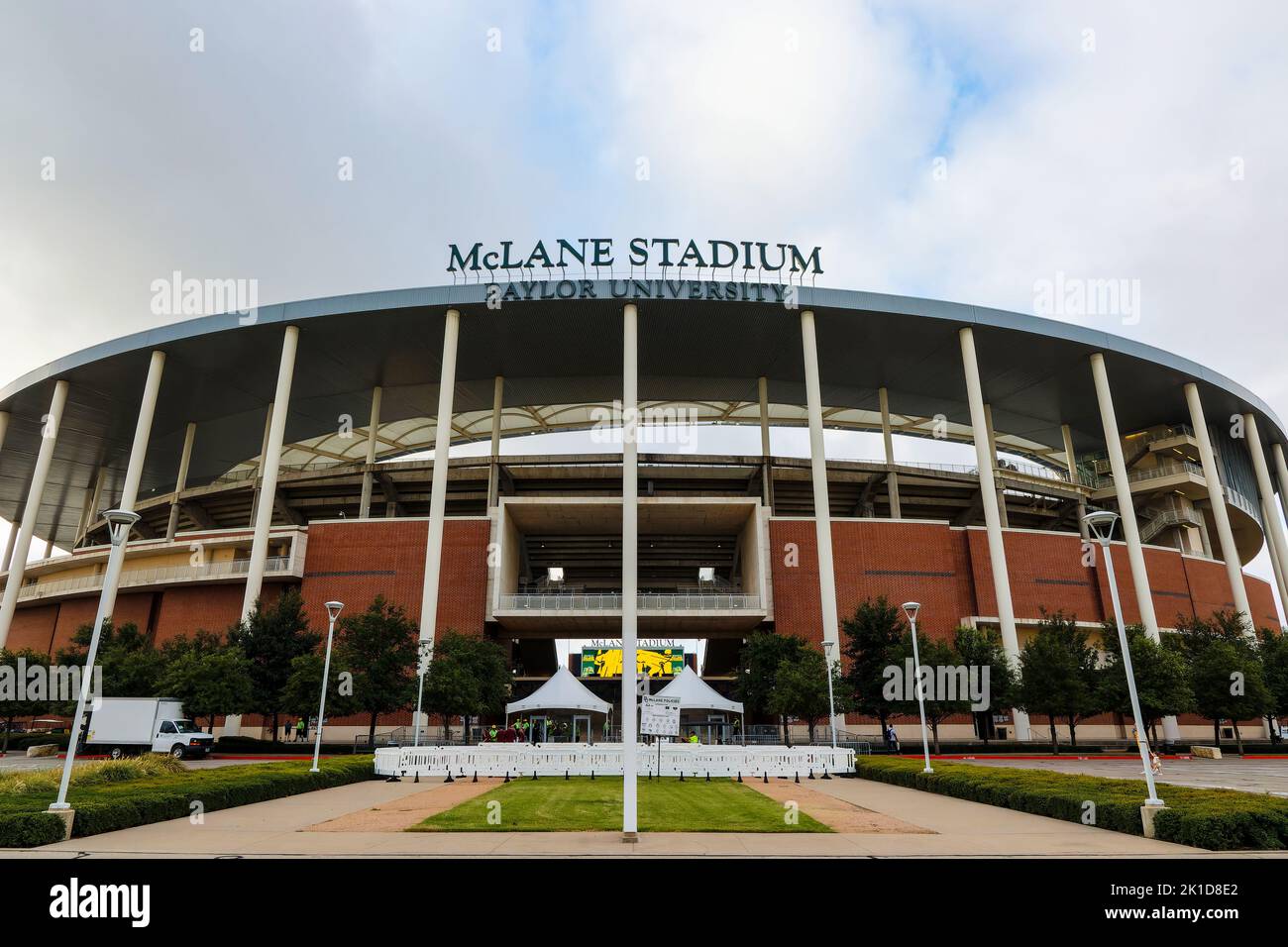 McLane Stadium Before the Baylor Bears vs Texas State Bobcats NCAA College Football Game, Samstag, 17. September 2022, in Waco, Text (Eddie Kelly/Bild von Stockfoto