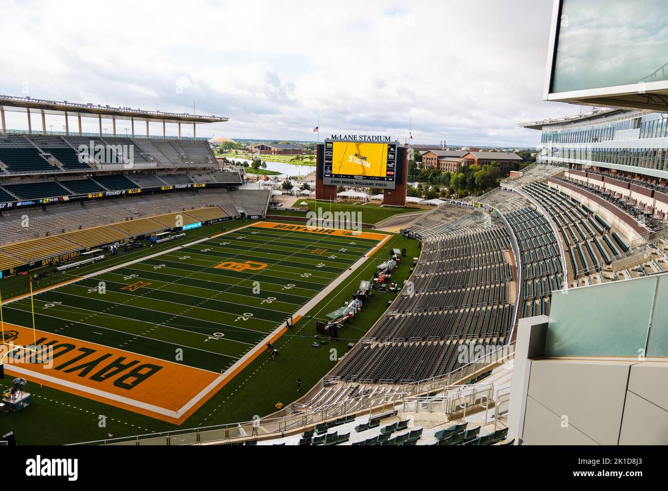 McLane Stadium Before the Baylor Bears vs Texas State Bobcats NCAA College Football Game, Samstag, 17. September 2022, in Waco, Text (Eddie Kelly/Bild von Stockfoto