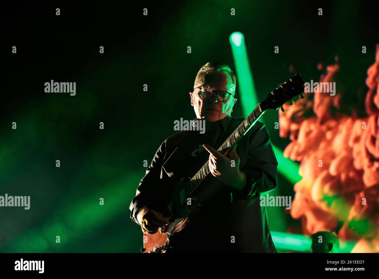 Toronto, Kanada. 17. September 2022. Bernard Sumner von New Order tritt auf der Budweiser Stage in Toronto, KANADA auf Kredit: Bobby Singh/Alamy Live News Stockfoto