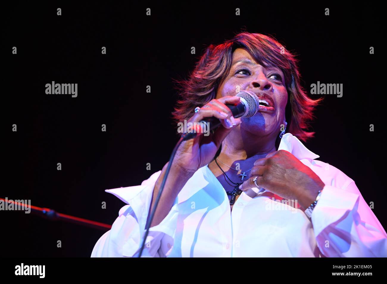 Gwen Dickey auf der Giants of Soul Tour im Sheffield City Hall , Sheffield , Großbritannien , 14.09.2022 Stockfoto