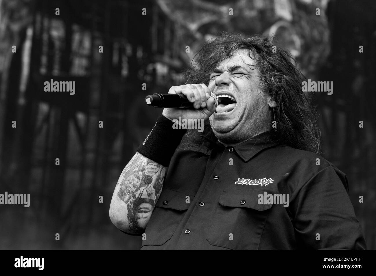 EXODUS HELLFEST Festival, Clisson, FRANKREICH , 21/06/2015 Florent 'MrCrash' B. Stockfoto