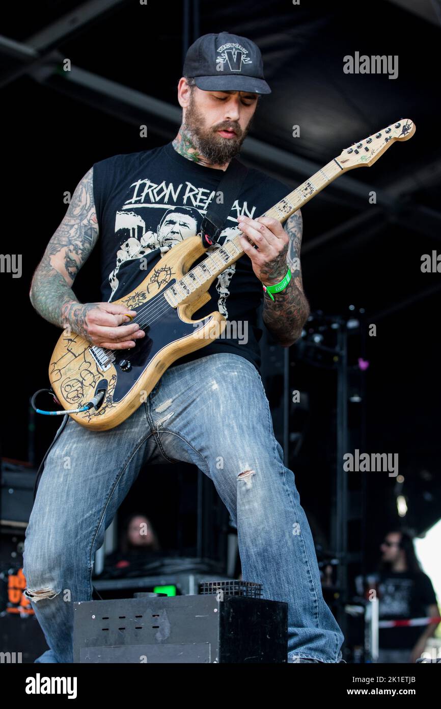 NUCLEAR ASSAULT HELLFEST Festival, Clisson, FRANKREICH , 21/06/2015 Florent 'MrCrash' B. Stockfoto