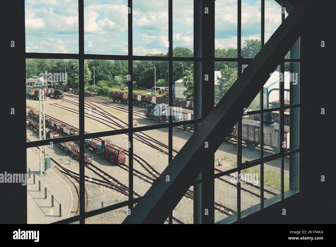 Detailansicht der Zeche Zollern in Dortmund Stockfoto