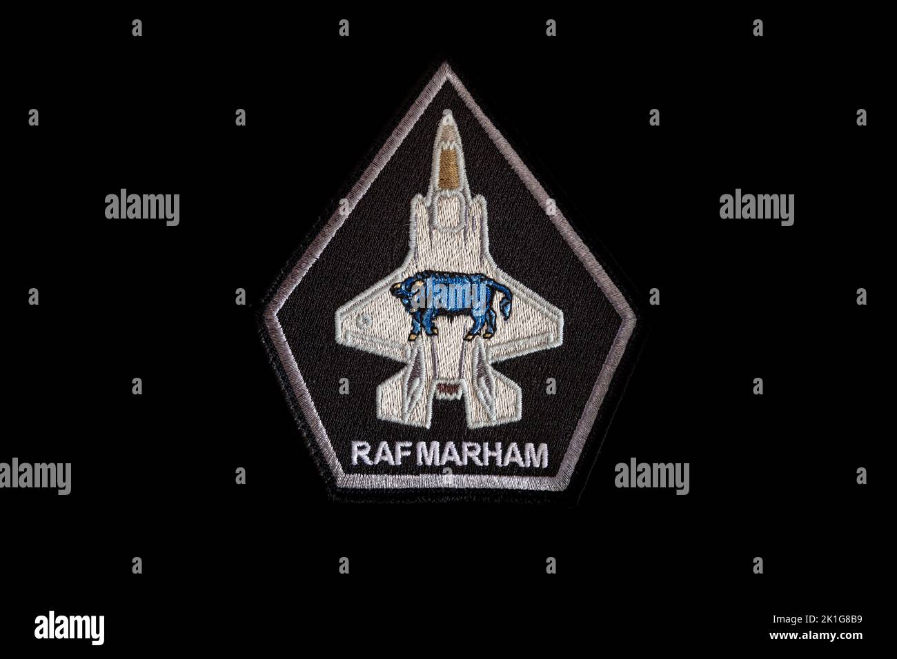 RAF Marham F-35B-Patch Stockfoto