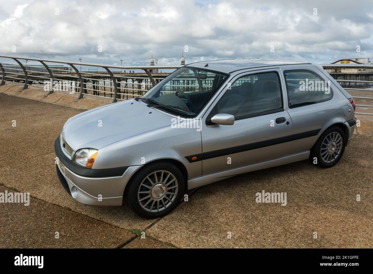 Ford Fiesta Zetec S. Blackpool Ford Tag 2022. Stockfoto