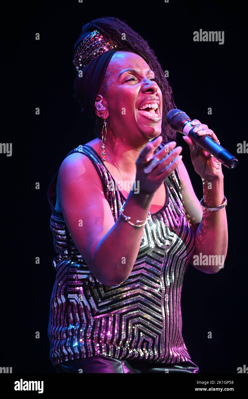 Janet Kay auf der Giants of Soul Tour im Sheffield City Hall , Sheffield , Großbritannien , 14.09.2022 Stockfoto