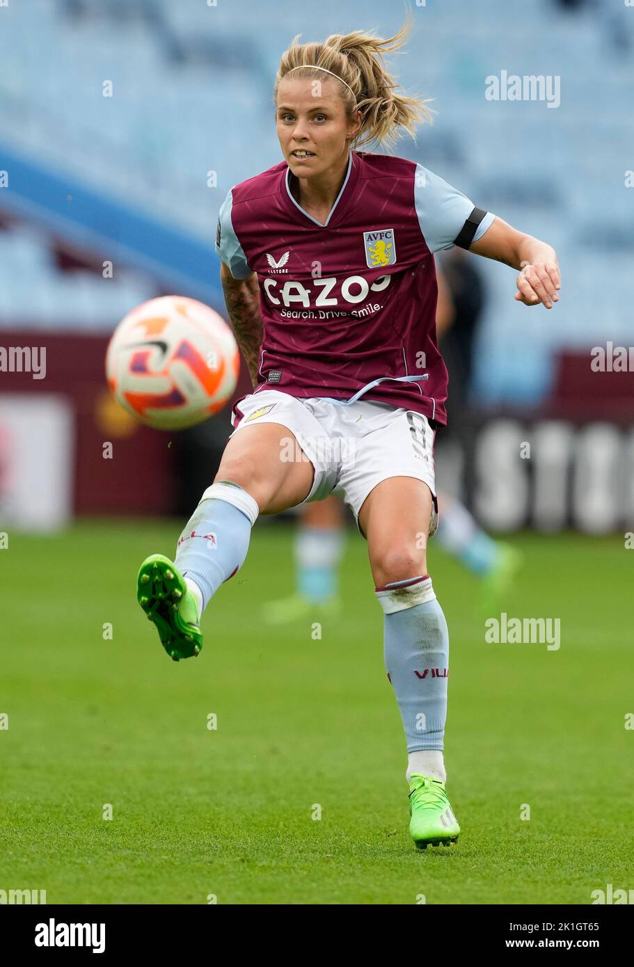 Birmingham, England, 18.. September 2022. Rachel Daly von Aston Villa während des Spiels der FA Women's Super League im Villa Park, Birmingham. Bildnachweis sollte lauten: Andrew Yates / Sportimage Stockfoto