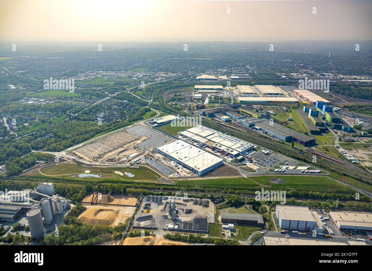 Bäckereien In Der Nähe Meines Standortes Luftaufnahme des DORLOG-Standortes in Dortmund , Dortmund Logistik 21