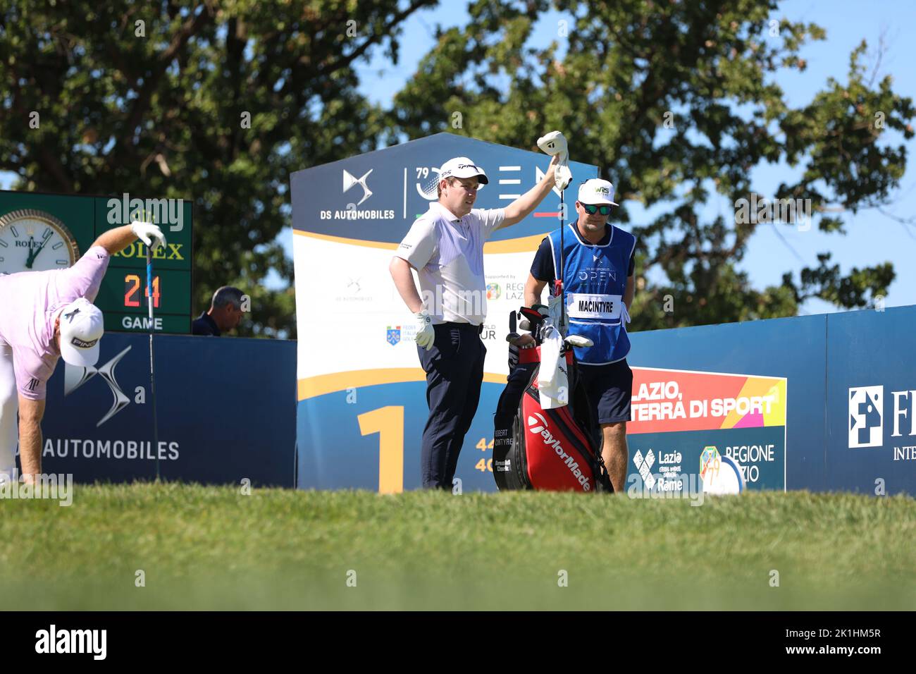 Rom, Italien. 18. September 2022. Auf dem Marco Simone Golf Club Italienisch Open 2022 in diesem Bild. Robert Macintire (Foto: Paolo Pizzi/Pacific Press) Quelle: Pacific Press Media Production Corp./Alamy Live News Stockfoto