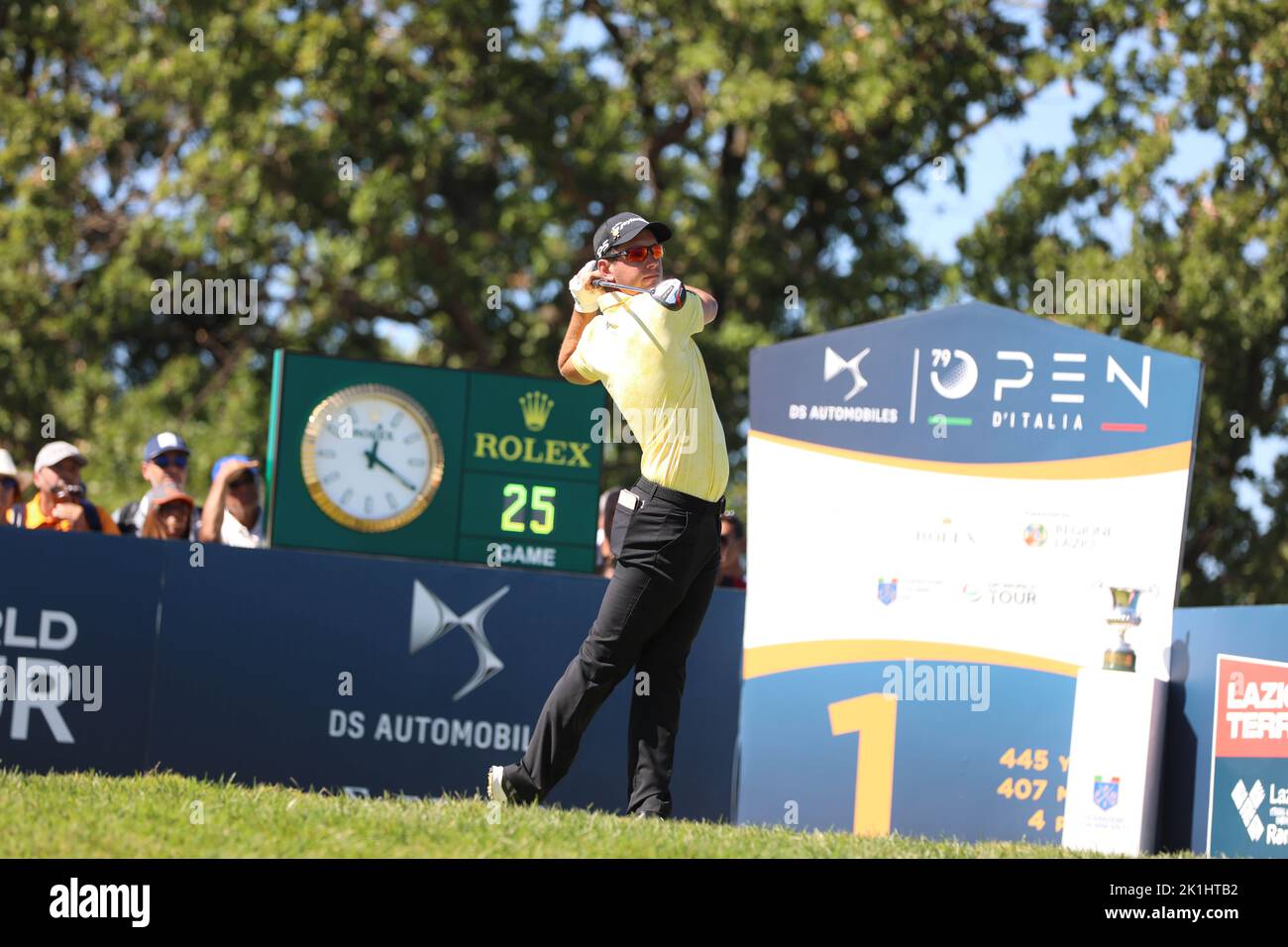 Rom, Latium, Italien. 18. September 2022. Auf dem Marco Simone Golf Club Italienisch Open 2022.in diesem Bild. (Bild: © Paolo Pizzi/Pacific Press via ZUMA Press Wire) Bild: ZUMA Press, Inc./Alamy Live News Stockfoto