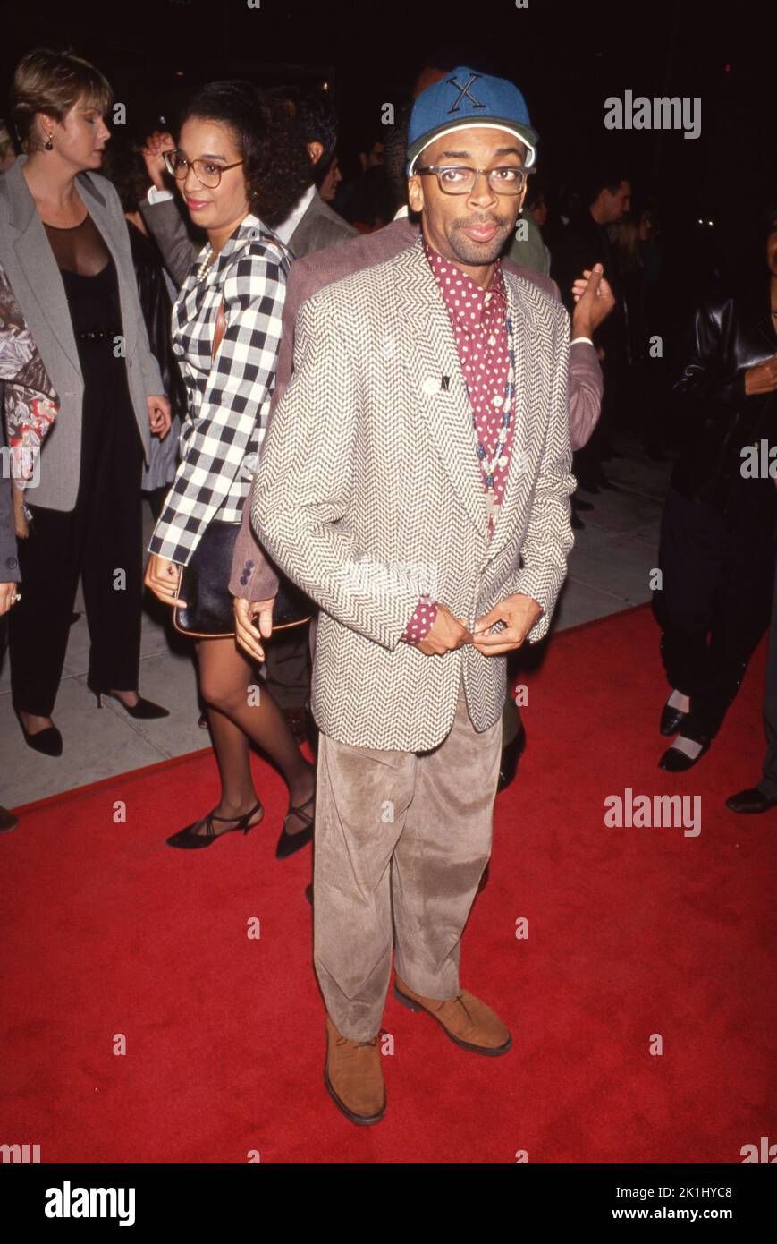 Spike Lee bei der Premiere von Malcolm X 1992 Credit: Ralph Dominguez/MediaPunch Stockfoto