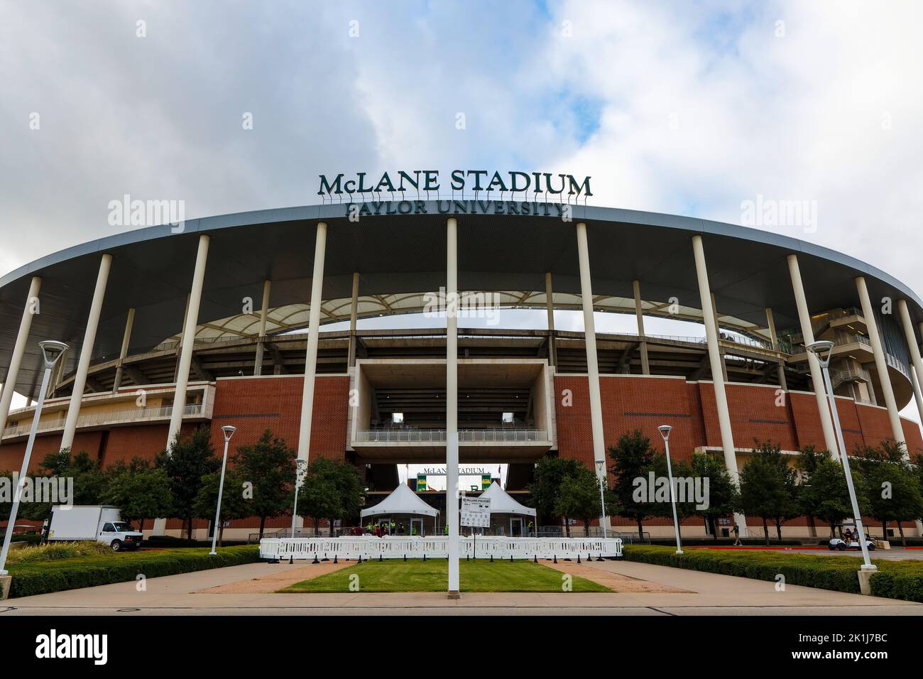 McLane Stadium Before the Baylor Bears vs Texas State Bobcats NCAA College Football Game, Samstag, 17. September 2022, in Waco, Text (Eddie Kelly/Bild von Stockfoto