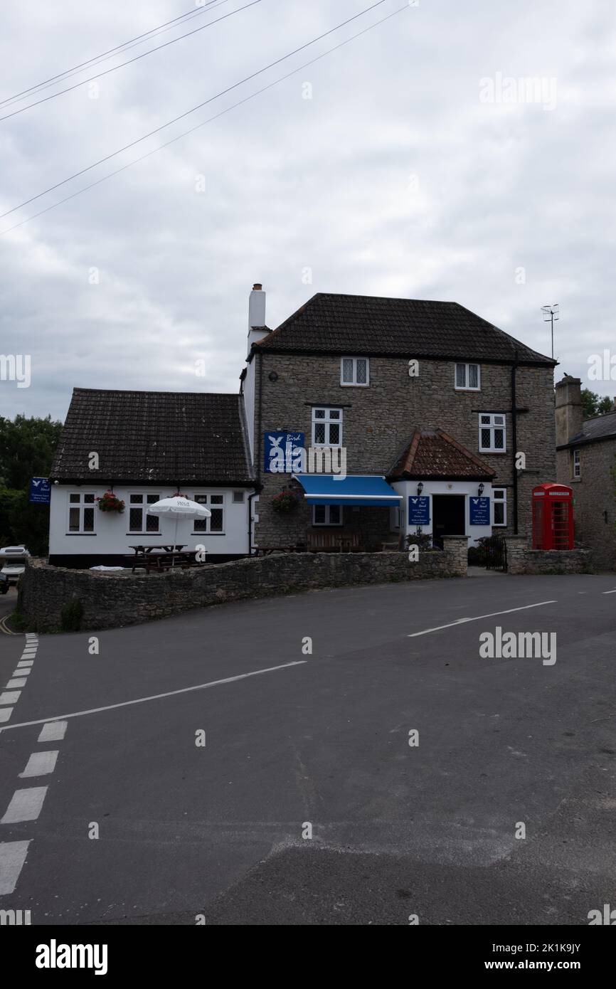 The Bird in Hand Pub, Saltford, Bristol, Großbritannien (Sept22) Stockfoto