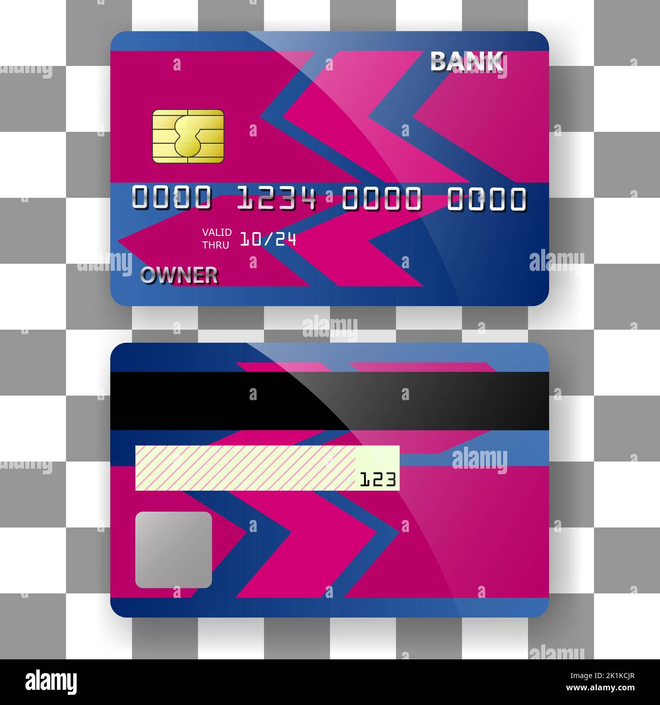 Edles Hintergrunddesign für Bankkartenvorlagen. Vorlage für Poster, Broschüre, Hintergründe usw. Stock Vektor