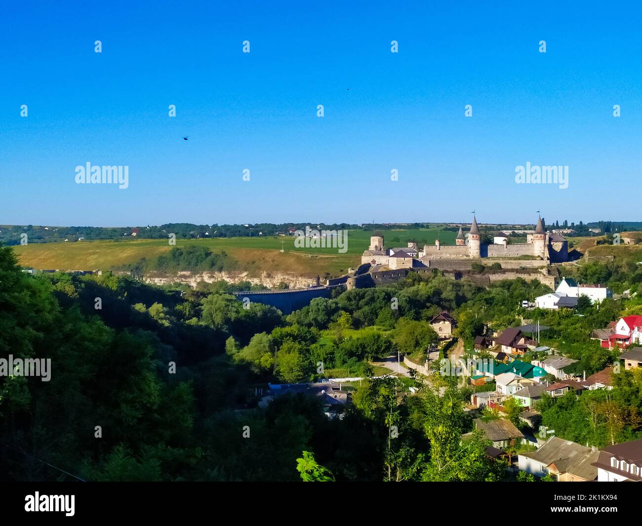 Kamianez Podilsky Festung Stockfoto