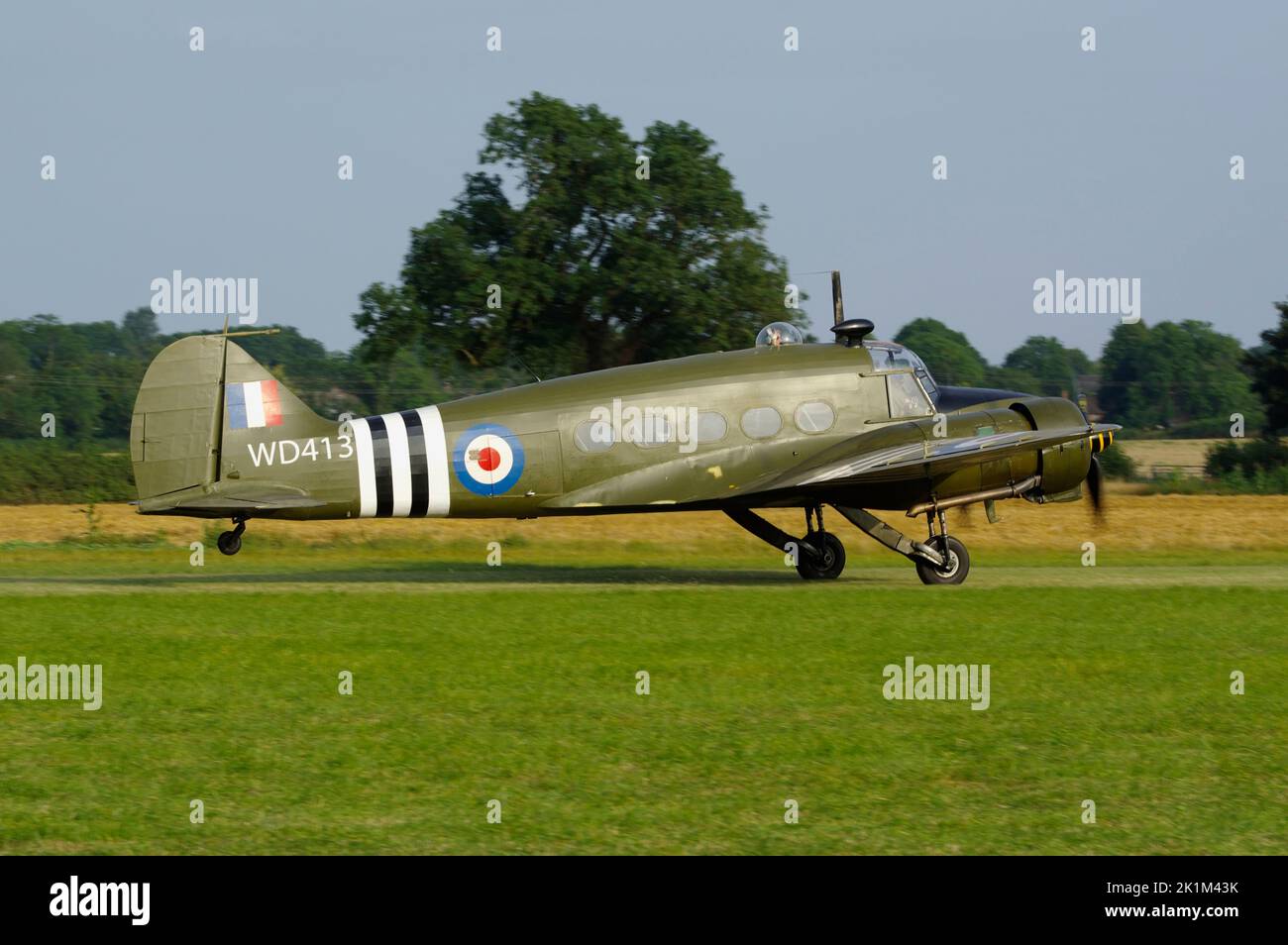 Avro C19, WD413, G-VROE, The Victory Show, Foxlands Farm, Cosby, Leicestershire, England, Stockfoto