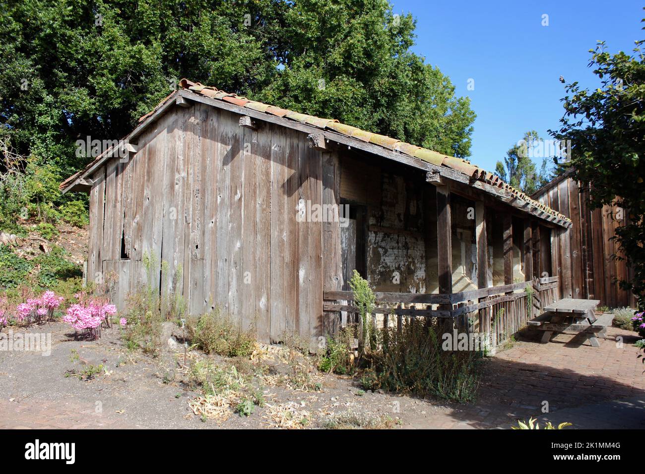 Bolkoff Adobe, Wilder Ranch State Park, Santa Cruz, Kalifornien Stockfoto