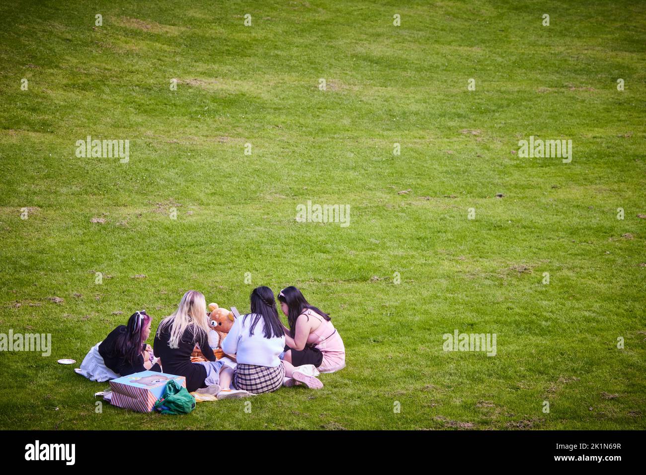 Preston Stadtzentrum Avenham und Miller Park Stockfoto