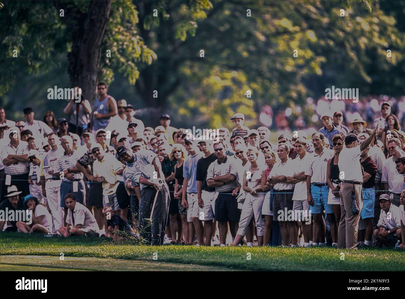 Tiger Woods bei den World Golf Championships 2000-NEC Invitational. Stockfoto