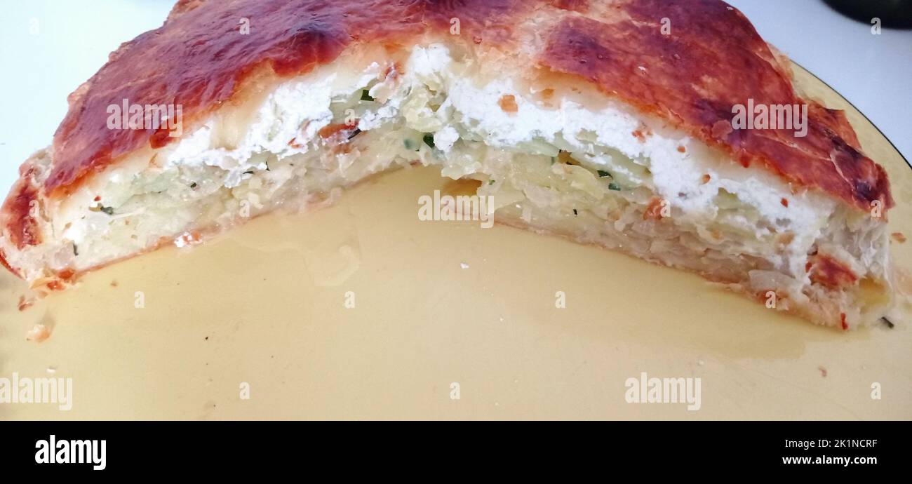 Une tour berrichonne, plat, Frankreich Stockfoto