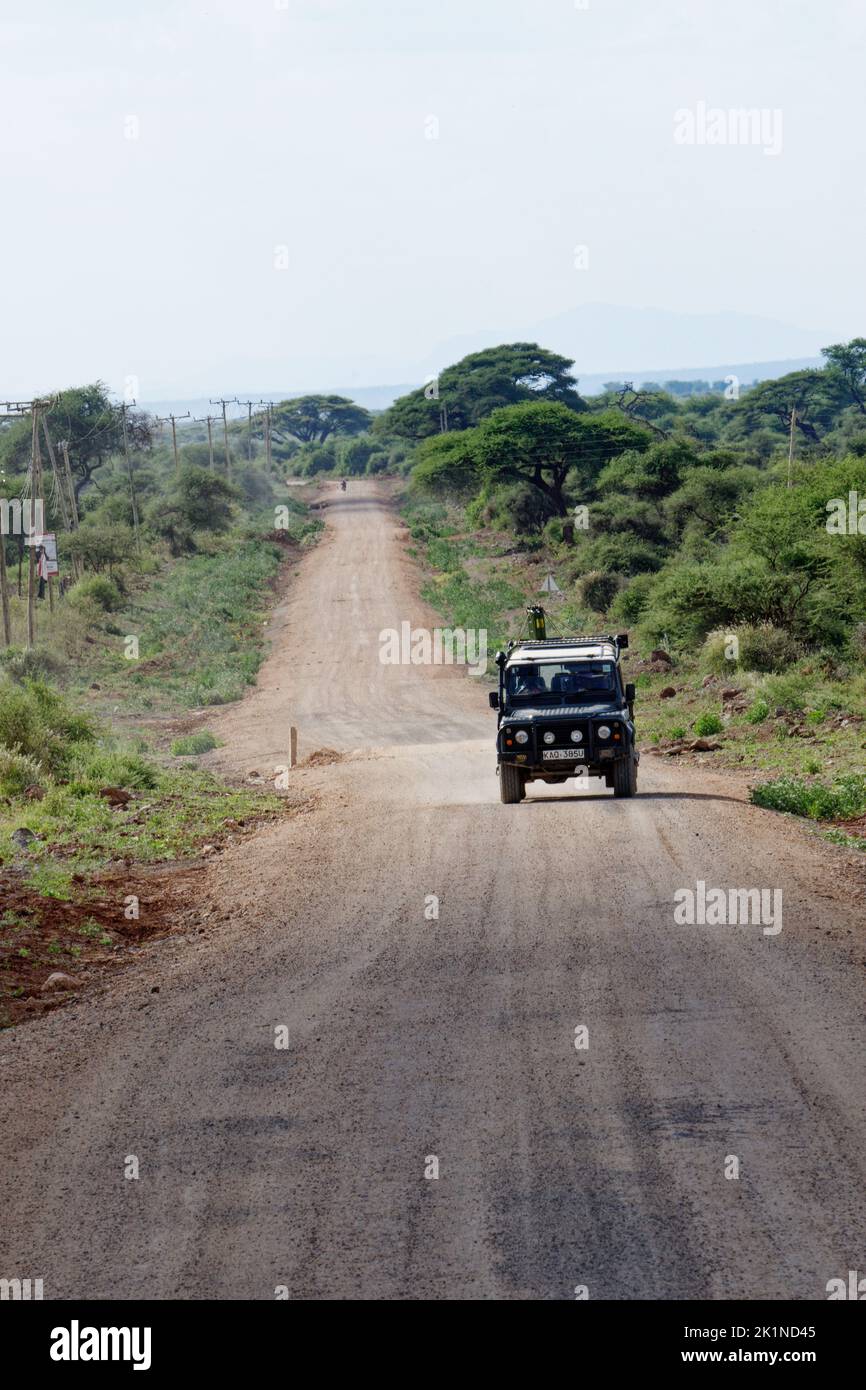 Fahrt durch Afrika Stockfoto