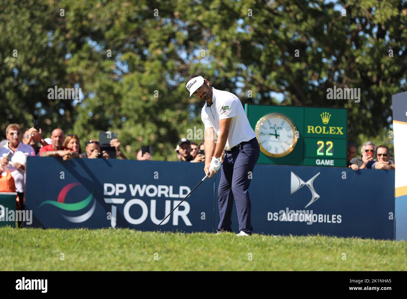 Rom, Italien. 18. September 2022. Auf dem Marco Simone Golf Club Italienisch Open 2022 in diesem Bild. (Foto von Paolo Pizzi/Pacific Press/Sipa USA) Quelle: SIPA USA/Alamy Live News Stockfoto