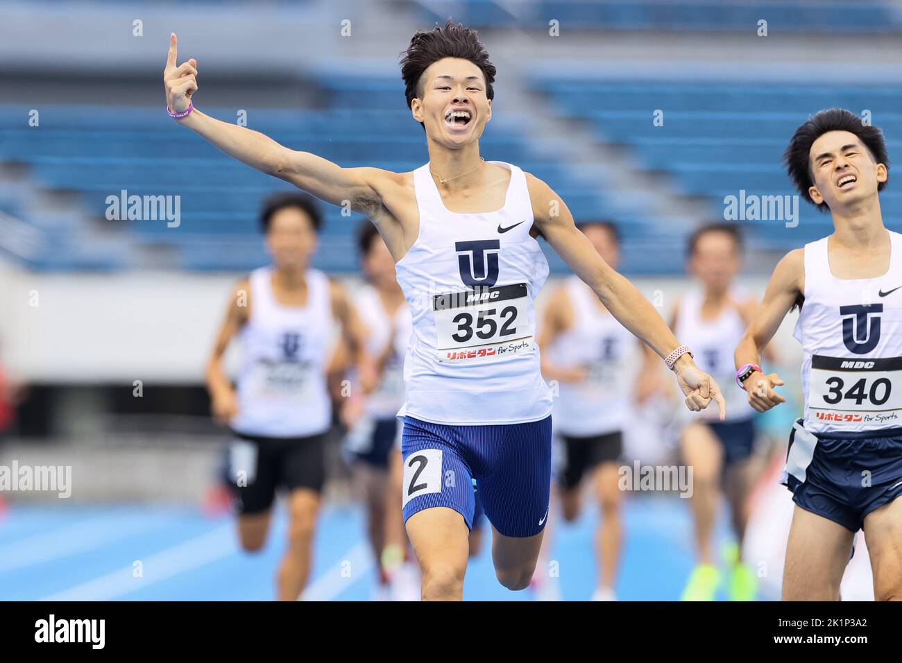 Tokio, Japan. 17. September 2022. Ruon Oikawa Athletics : TWOLAPS MITTELSTRECKENKURS in TOKIO 2022 Männer 1500m im Komazawa Olympic Park Stadium in Tokio, Japan . Quelle: AFLO SPORT/Alamy Live News Stockfoto