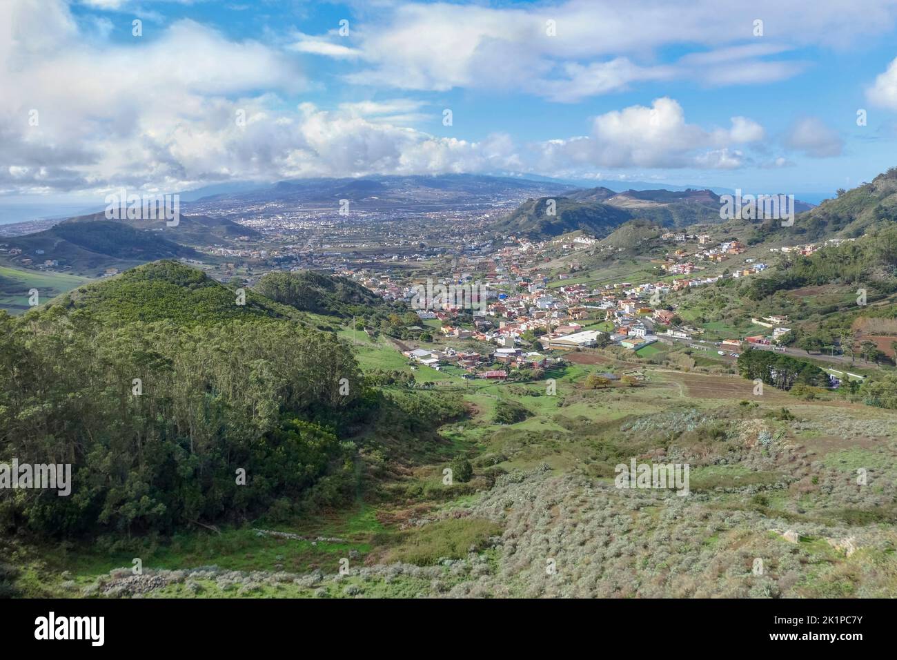 San Cristobal de La Laguna, eine Stadt und Gemeinde im nördlichen Teil der Insel Teneriffa in der Provinz Santa Cruz de Teneriffa, an der C Stockfoto