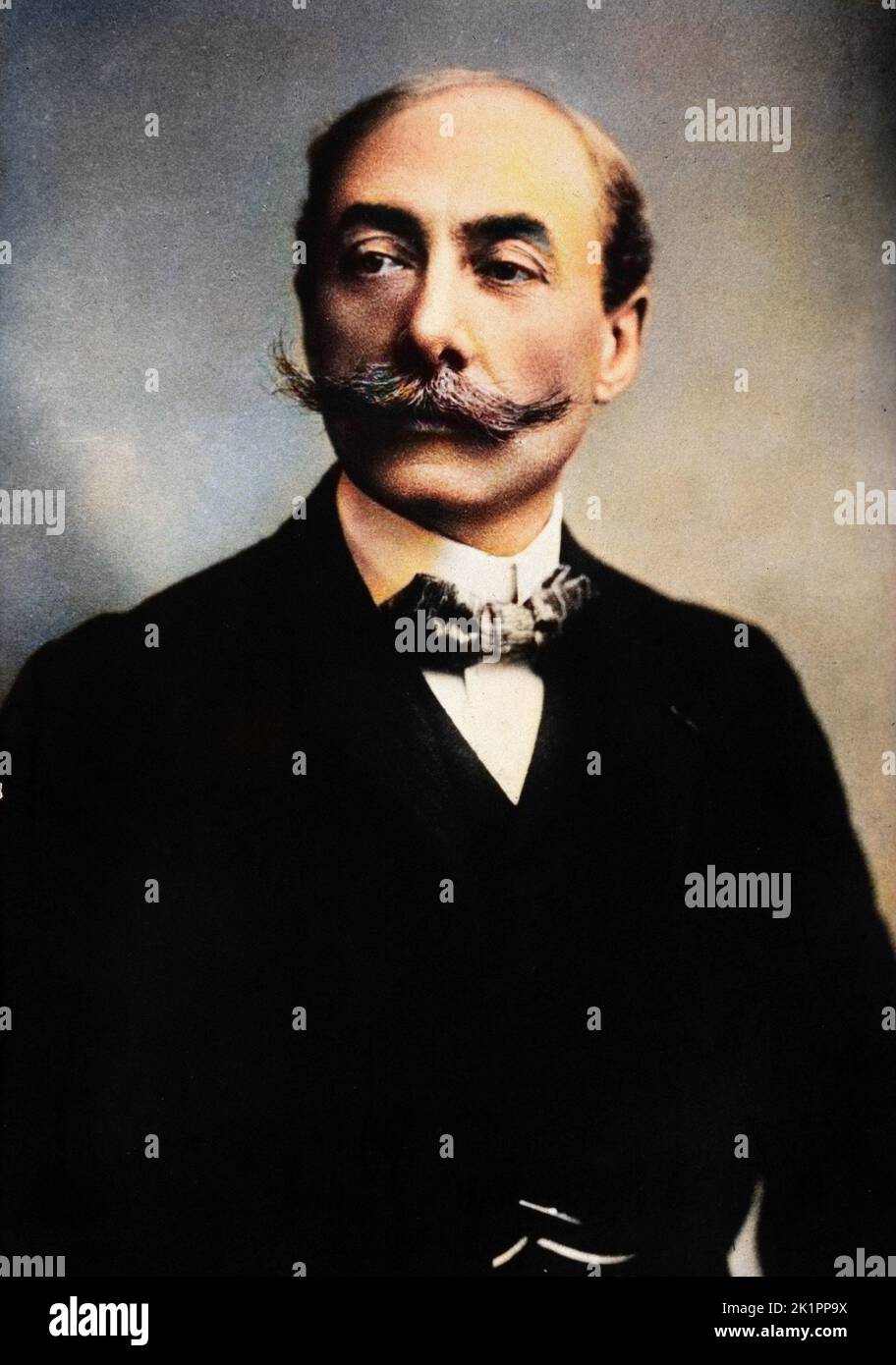 Porträt von Andre Charles Messager (1853-1929) französischer Regisseur und Komponist Stockfoto