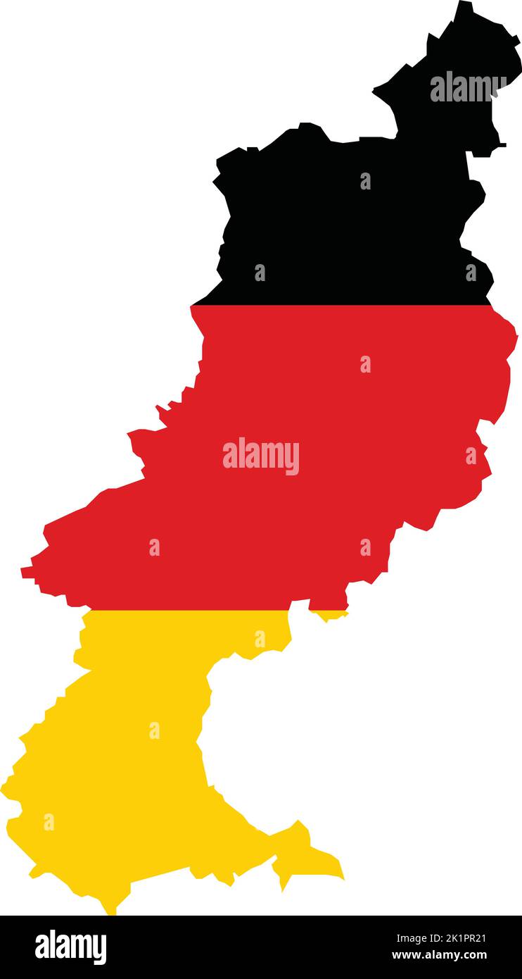 Flaggenkarte von REUTLINGEN, DEUTSCHLAND Stock Vektor