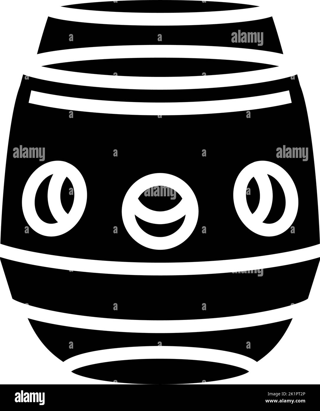 tasse Wein Glas Glyphe Symbol Vektor Illustration Stock Vektor