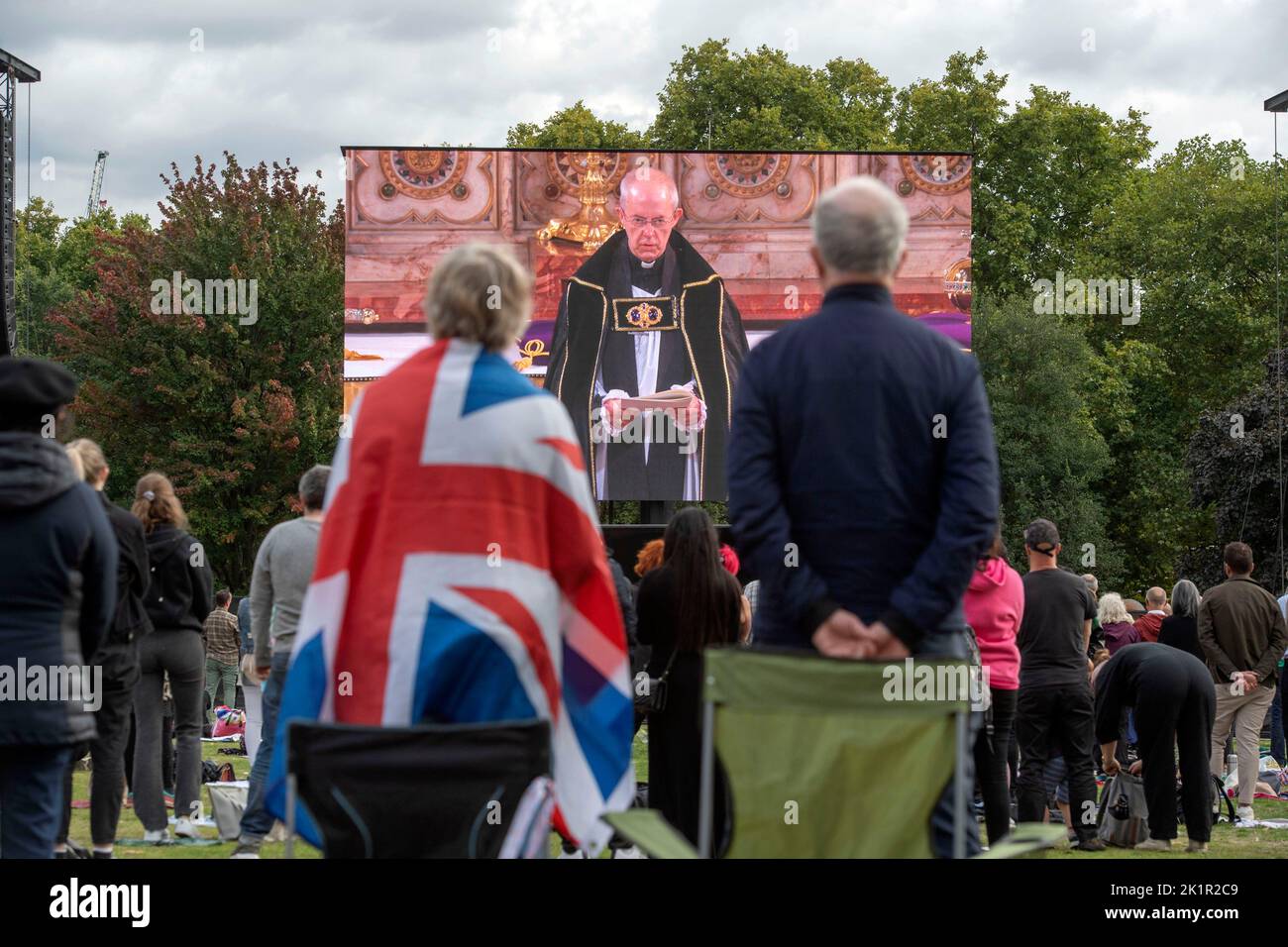 Staatsbegräbnis der Königin Elizabeth II, London, Großbritannien, 19.. September 2022 - Atmosphäre. Stockfoto