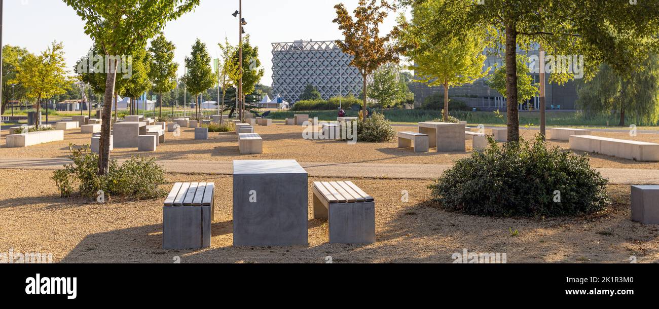 Atlas Gebäude Campus Wageningen Universität und Forschungszentrum. Der Vorstand befindet sich in diesem Gebäude. Stockfoto