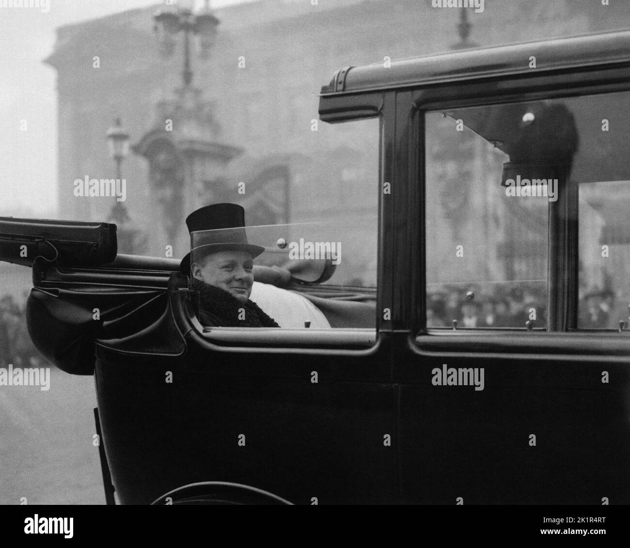 Winston Churchill wurde zum Schatzkanzler befördert. 1924 Stockfoto