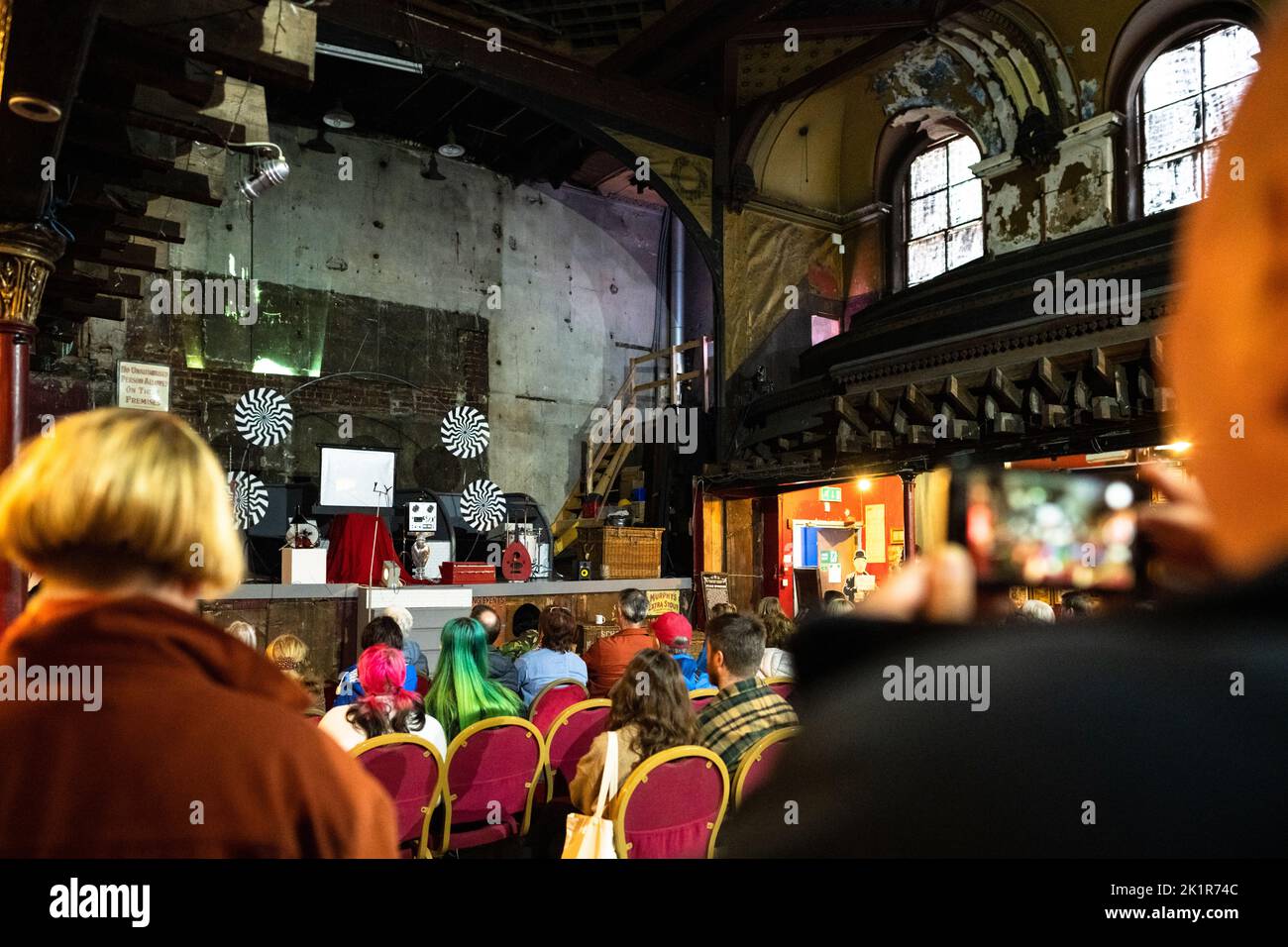 Britannia Panopticon Music Hall während des Glasgow Doors Open Day, Trongate, Glasgow, Schottland, Großbritannien Stockfoto