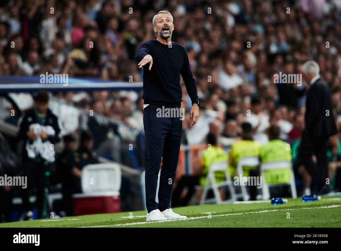 Marco Rose Cheftrainer von RB Leipzig Stockfoto